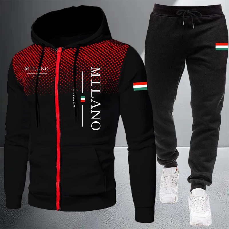 Winter Clothing Matching - Ensemble de survêtement sport décontracté haut