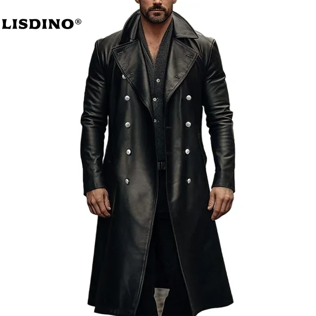 Winter Clothing Matching - Veste en cuir hommes hiver polaire