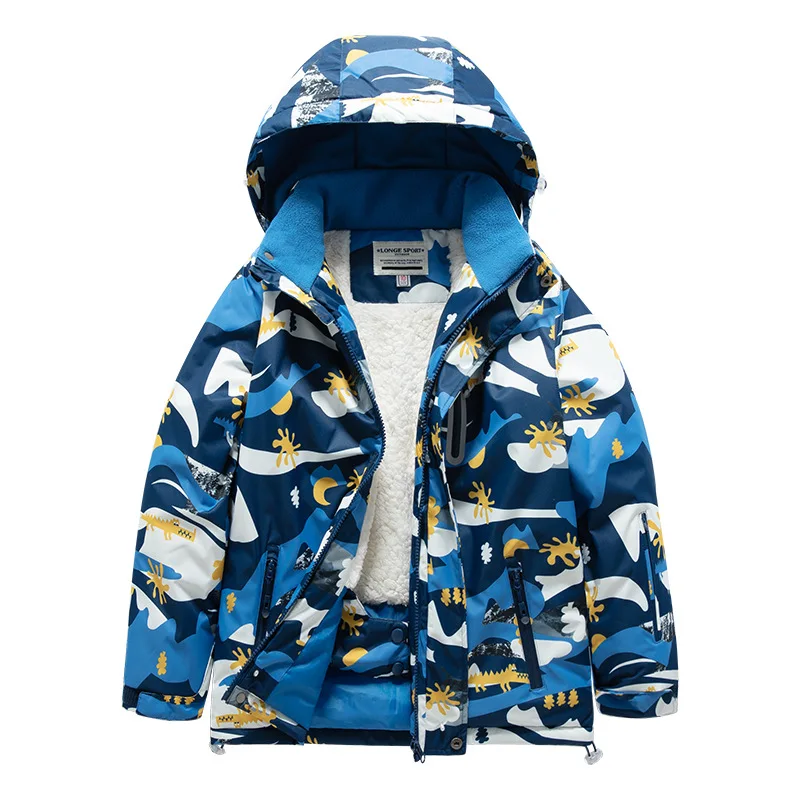 Ski Pants Waterproof - Non ensemble-30 degrés enfants extérieur épais
