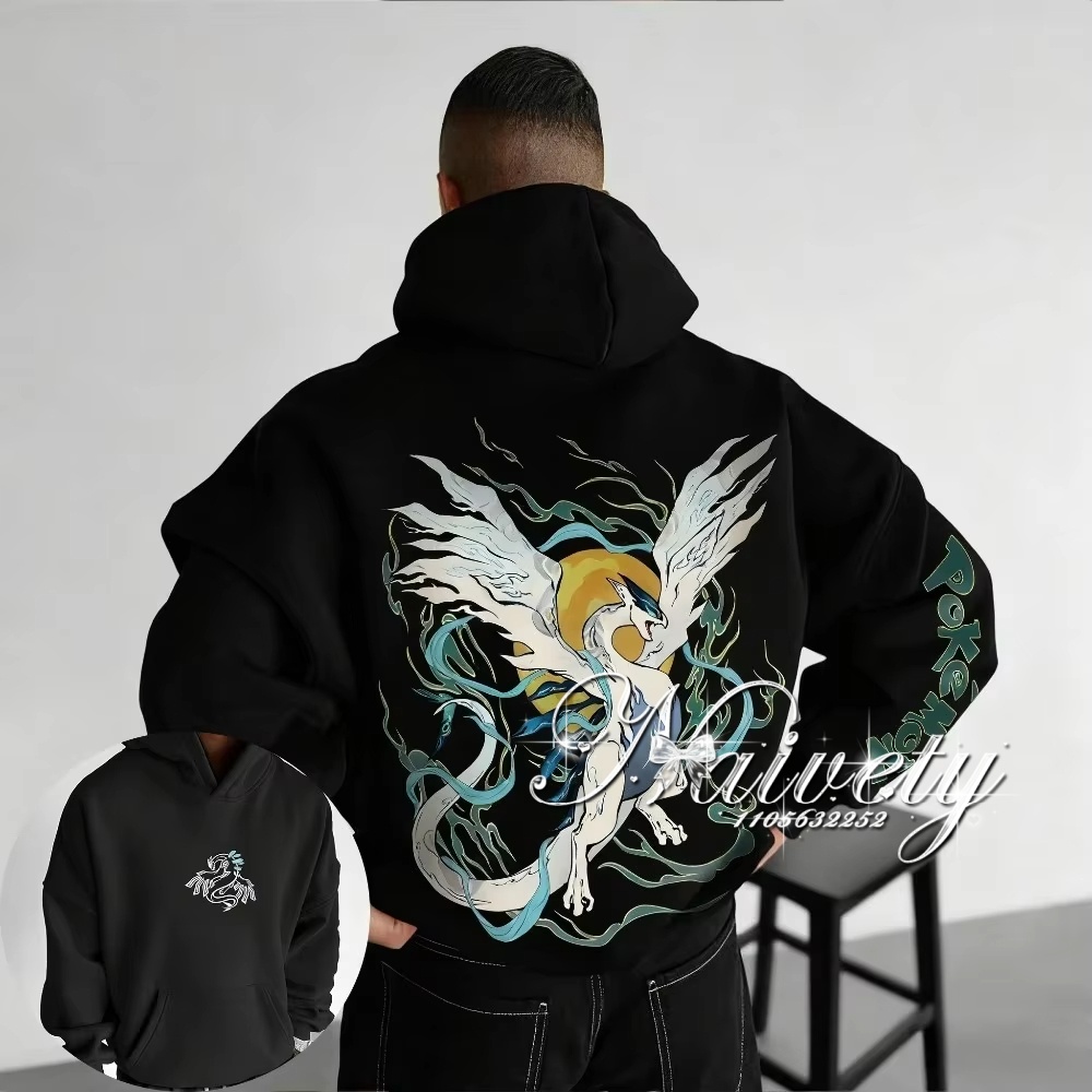 Winter Clothing Kids Sale - Sweat à capuche imprimé Pokémon Lugia,