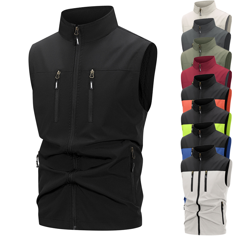 Winter Clothing Matching - Gilet Softshell léger pour hommes avec