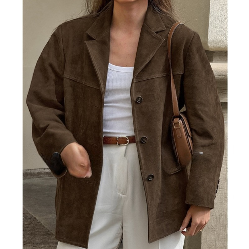 Winter Clothing Amazon - Veste en daim de style occidental