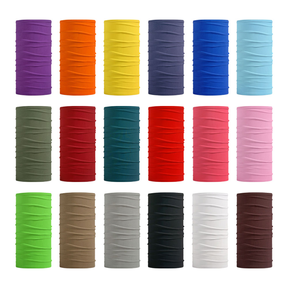 Wool Balaclava Knit - Bandanas de couleur unie sans couture