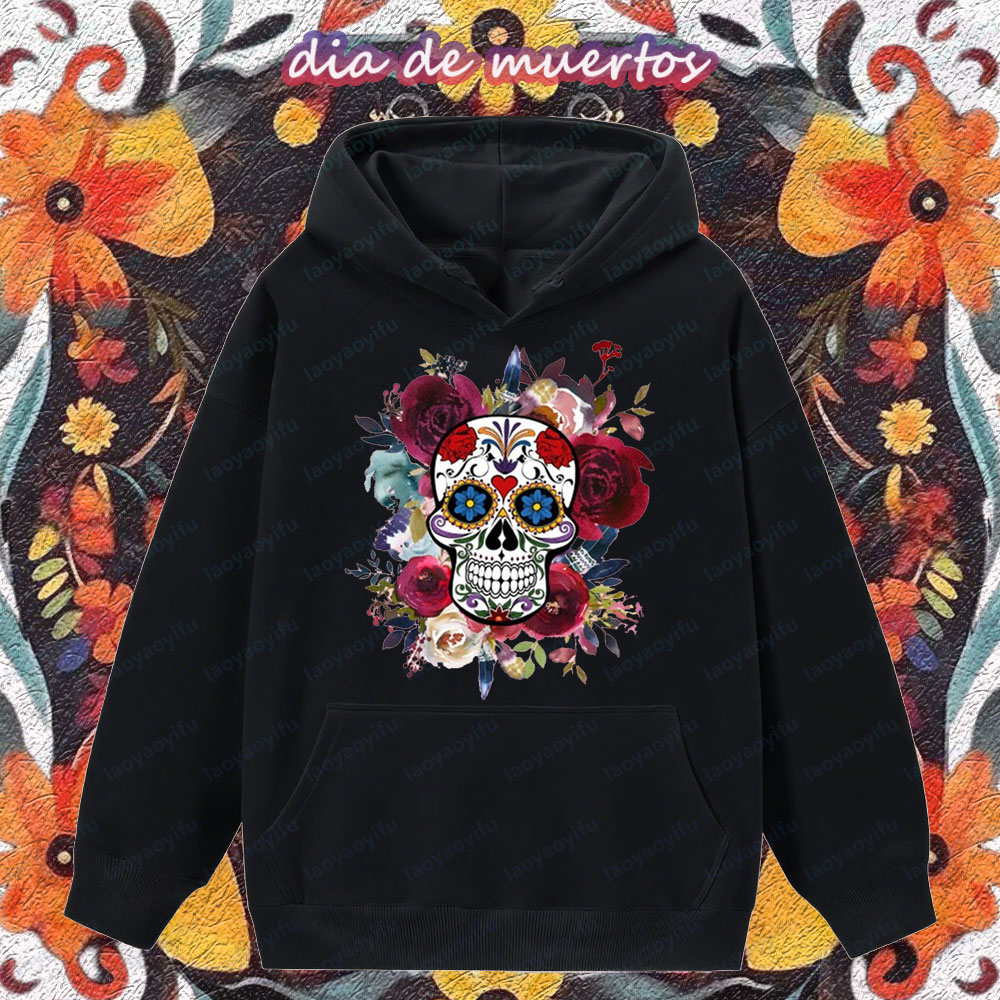 Winter Clothing In Spanish - Dia De Los Muertos espagnol Vintage