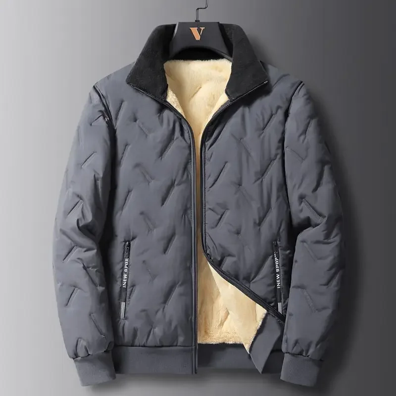 Winter Clothing Offer - Doudoune rembourrée en agneau pour hommes,