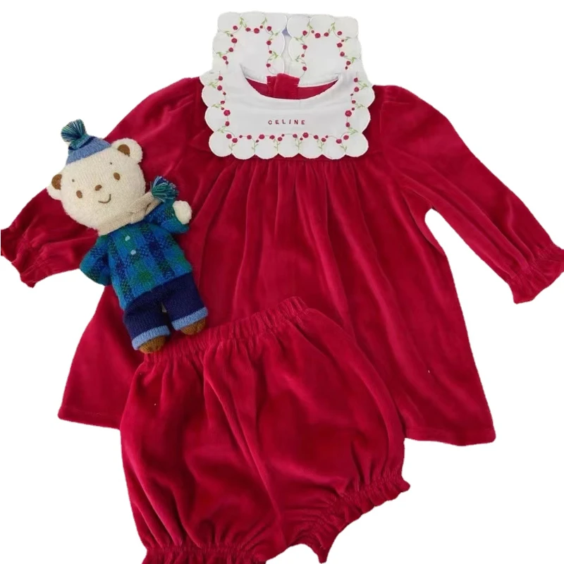 Winter Clothing In Spanish - Robe de princesse rétro en velours