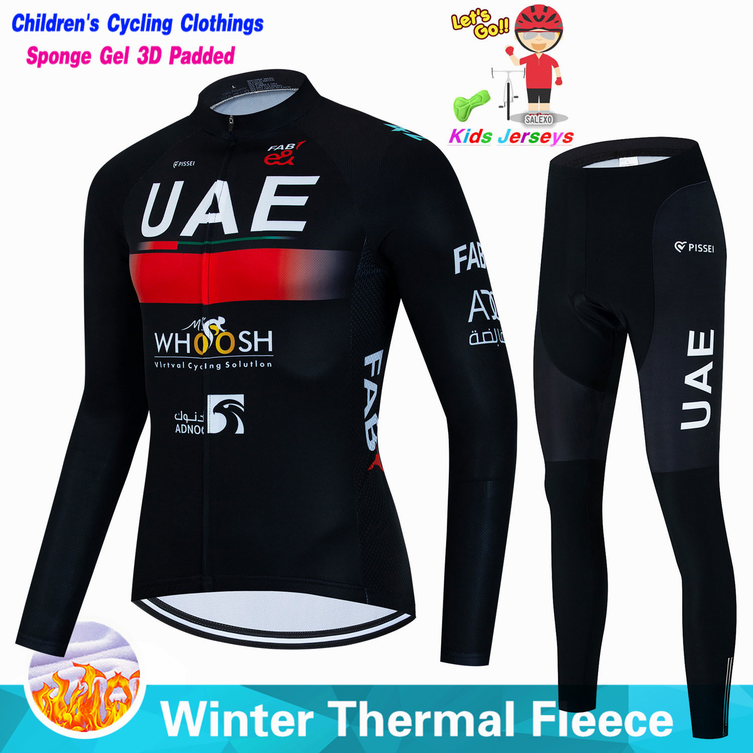 Uae enfants hiver polaire cycl - Winter Clothing Kids Sale avis et prix