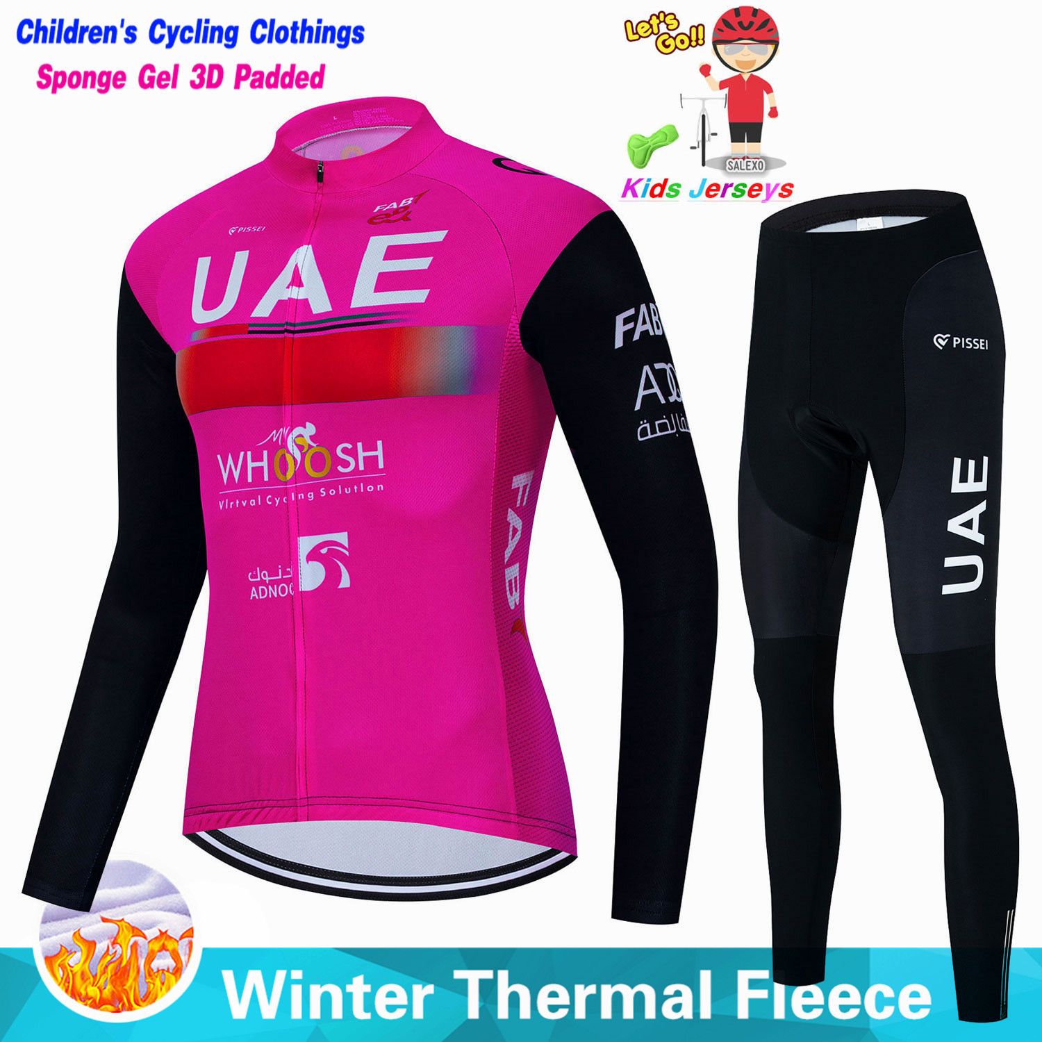 Uae enfants hiver polaire cycl - Winter Clothing Kids Sale avis et prix
