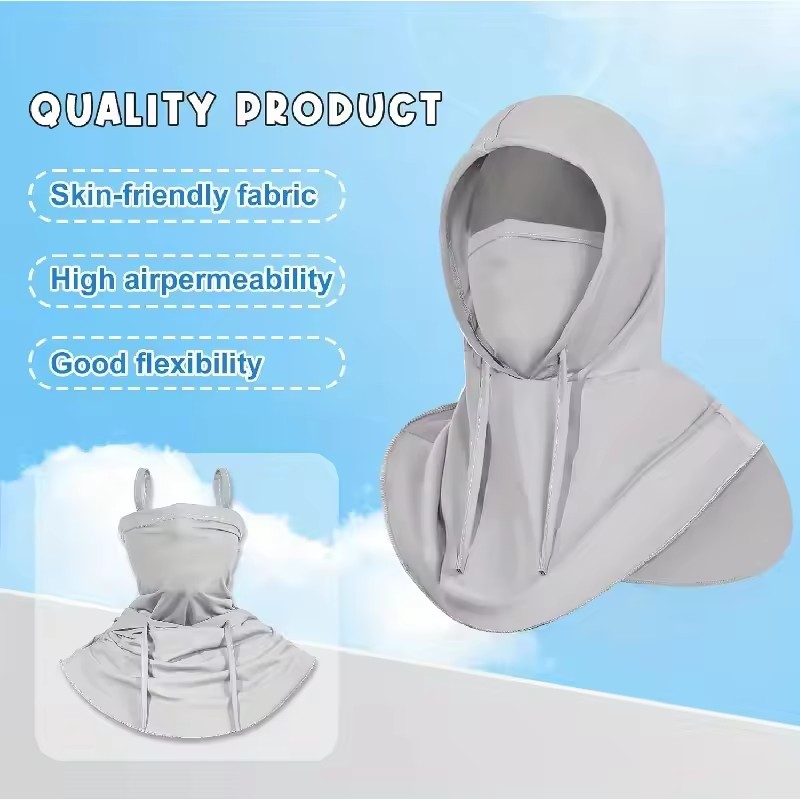 1pc Cagoule Respirante Anti-UV - Wool Balaclava Knit avis et prix