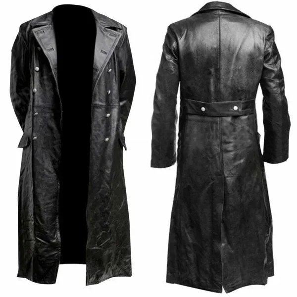 Veste en cuir hommes hiver pol - Winter Clothing Matching avis et prix
