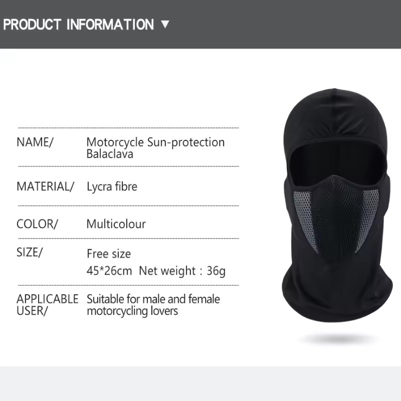Masque complet cyclisme coupe- - Wool Balaclava Knit avis et prix