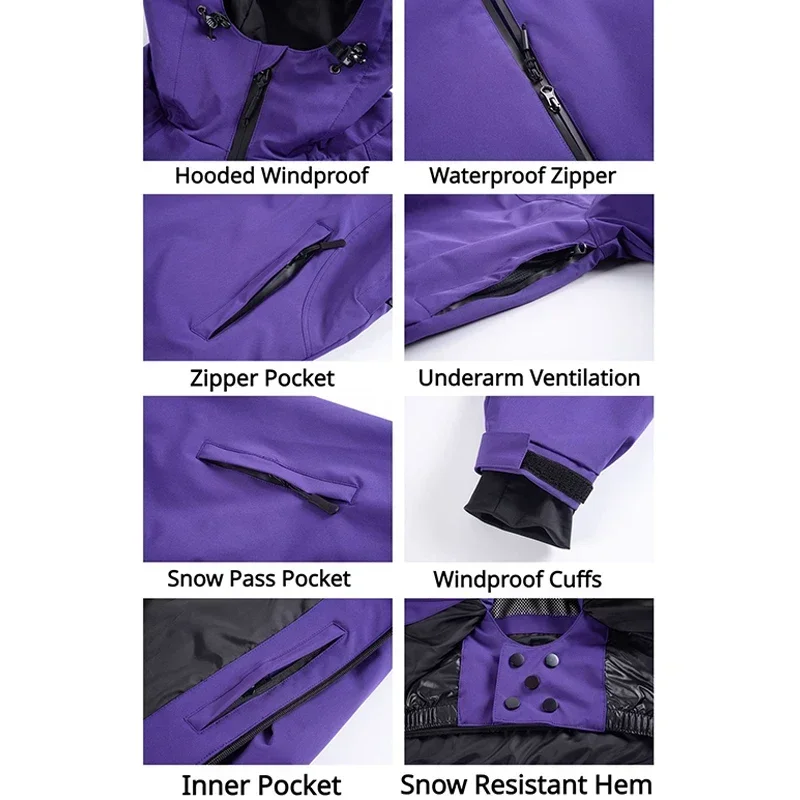 Vêtements de Ski d'hiver en pl - Ski Pants Waterproof avis et prix