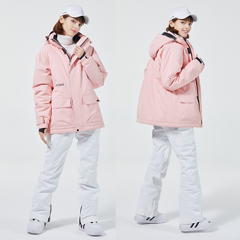 Combinaison de Ski blanc pur 1 - Ski Pants Waterproof avis et prix
