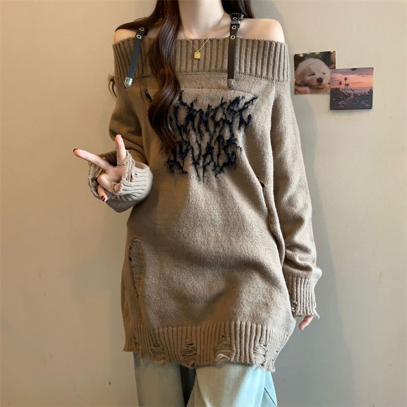 Chandails tricotés déchirés po - Winter Clothing Offer avis et prix