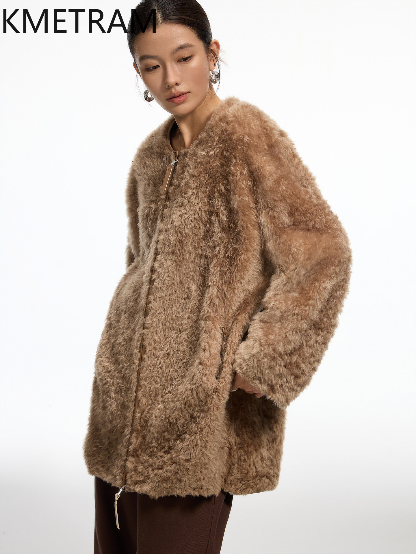 KMETRAM Manteau en peau de mou - Winter Clothing In Spanish avis et prix