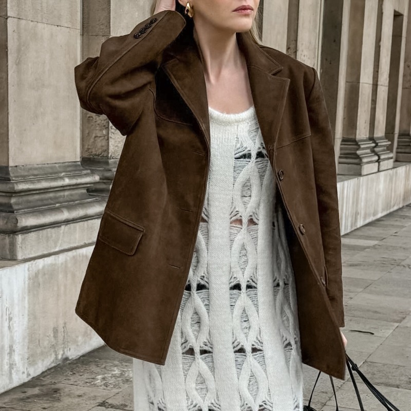Veste en daim de style occiden - Winter Clothing Amazon avis et prix