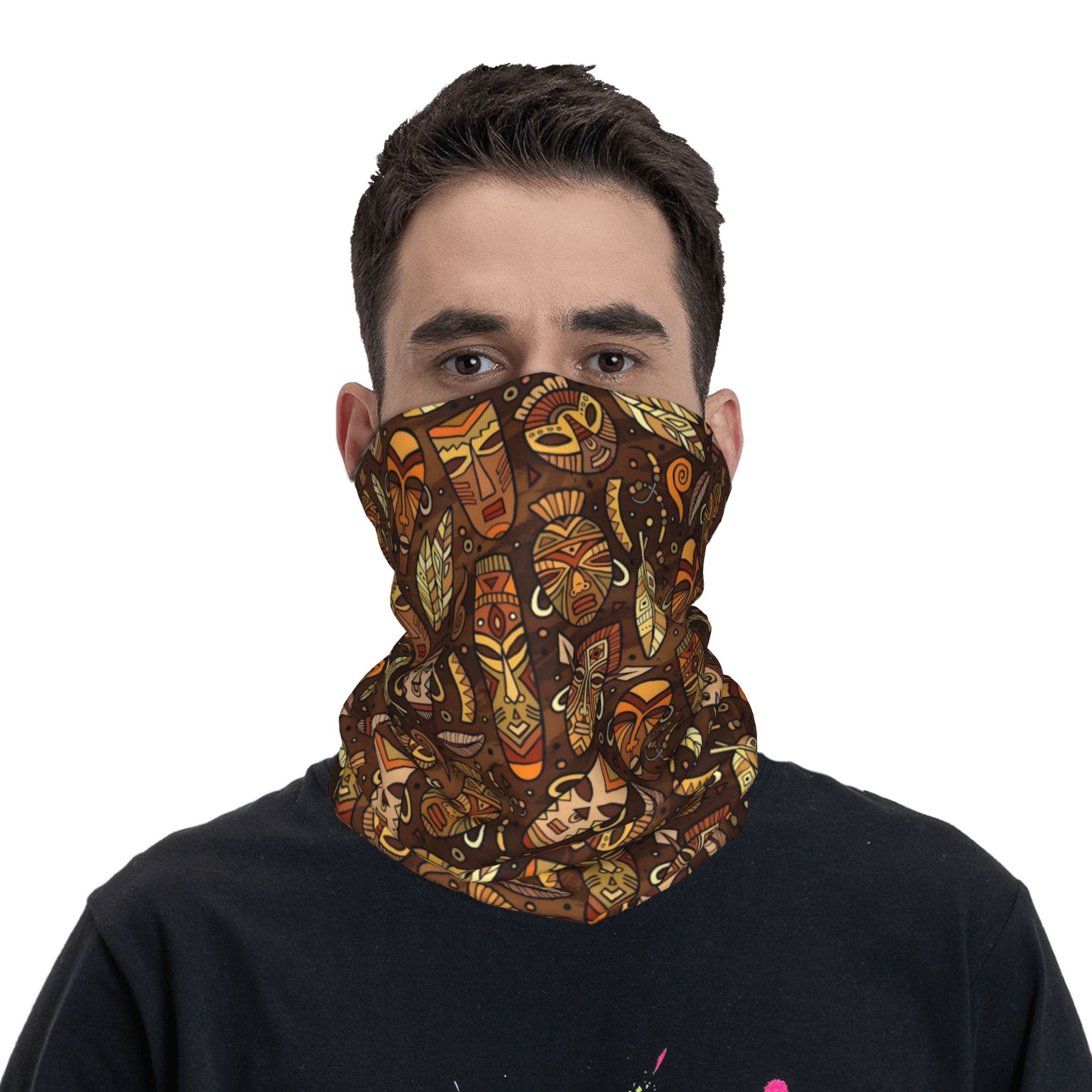 Cache-cou Bandana à Motif Masq - Wool Balaclava Knit avis et prix