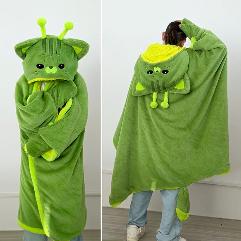 Robe en peluche à capuche avec - Winter Clothing Cute avis et prix