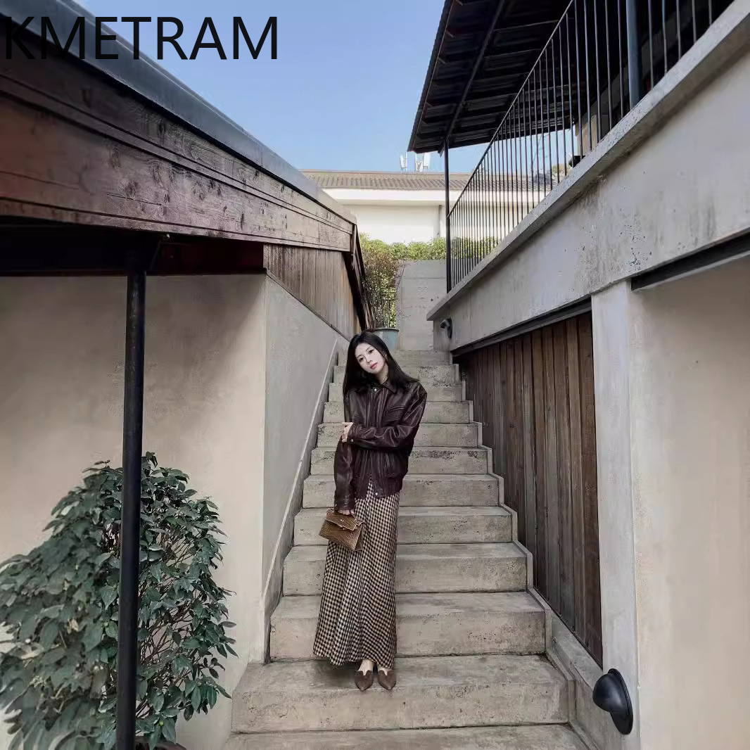 KMETRAM Veste en cuir de mouto - Winter Clothing In Spanish avis et prix