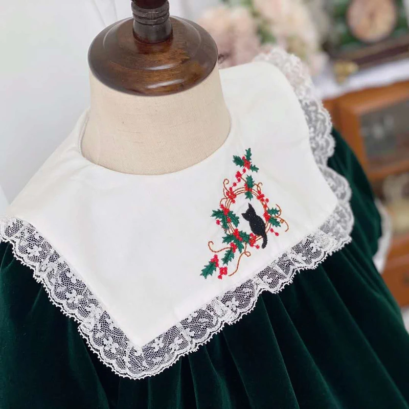 Robe de princesse rétro en vel - Winter Clothing In Spanish avis et prix